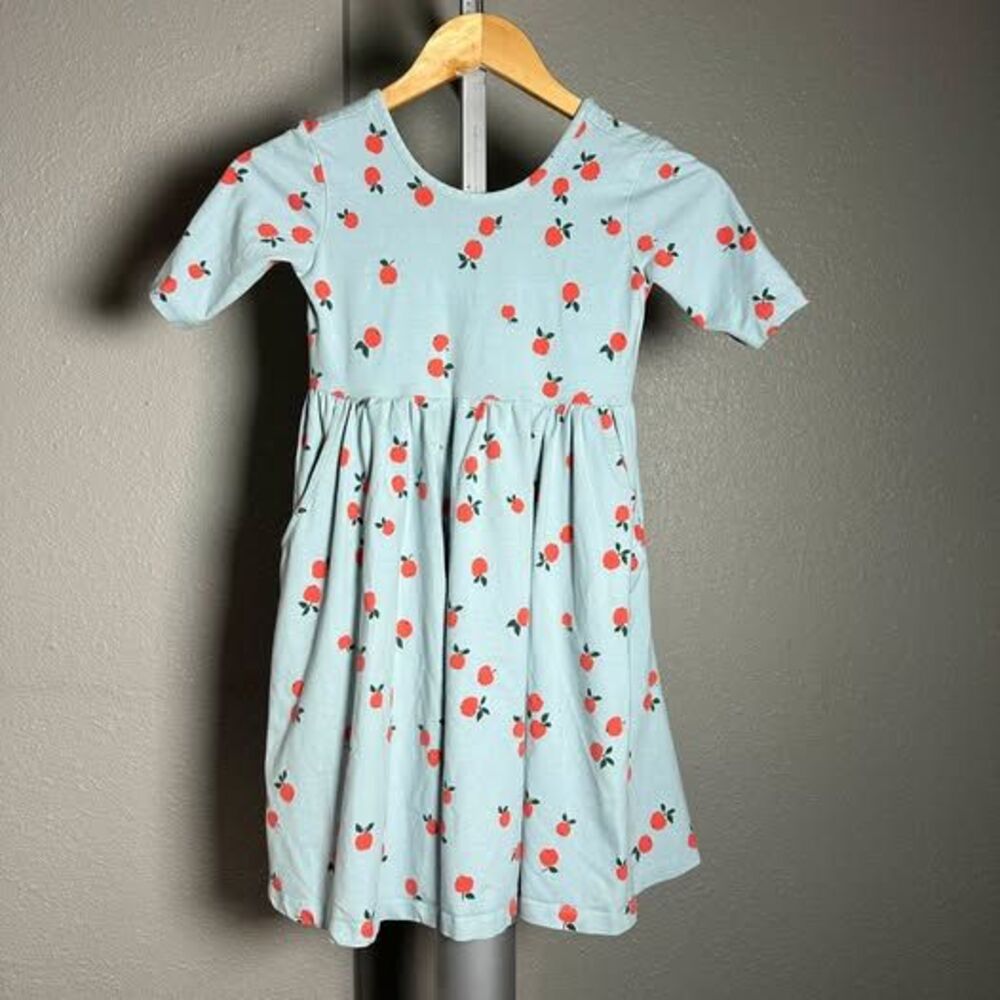 Hanna Andersson Apple Print twirl Dress Size 8 / 130cm